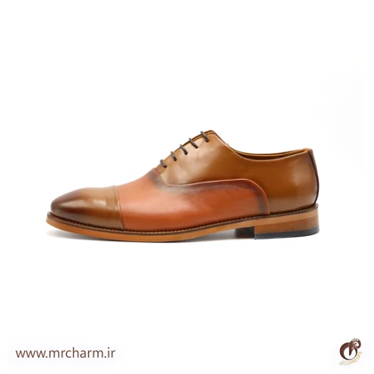 کفش رسمی عسلی mrc5012