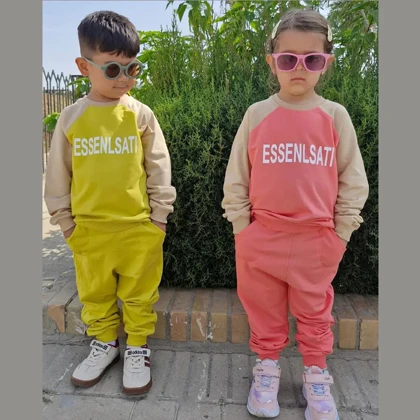 بلوز شلوار مدل آستین رگلان
