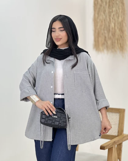 شومیز راه راه آتنا(1)ک:5068