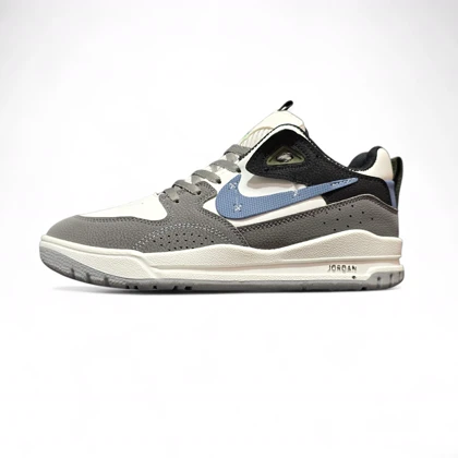 کتانی مردانه نایک جردن TZP سفید طوسی