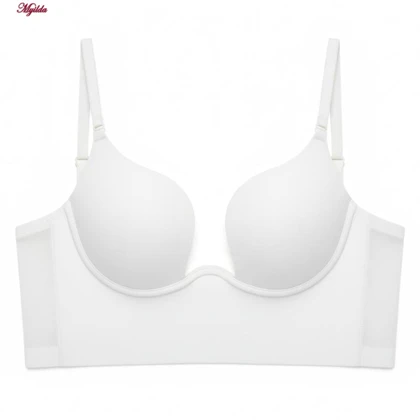 سوتین اسفنجی زنانه ماییلدا مدل جکدار فنردار بند متحرک کد 5477-90020