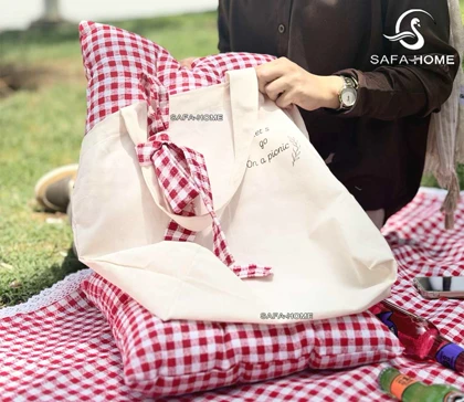 ست پیکنیک 5 تکه چهارخونه