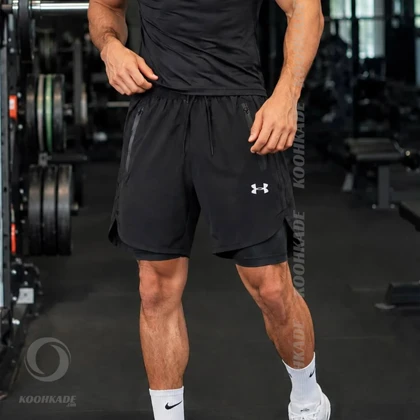 شلوارک ورزشی کشاله دار UNDERARMOR