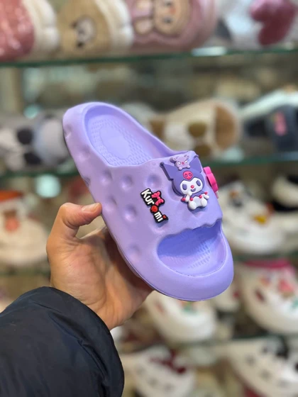 دمپایی بچه گانه مدل کرومی