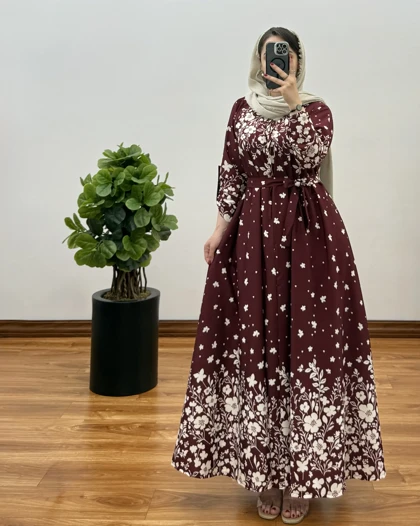 پیراهن زنانه سوپر کلوش مدل سارینا