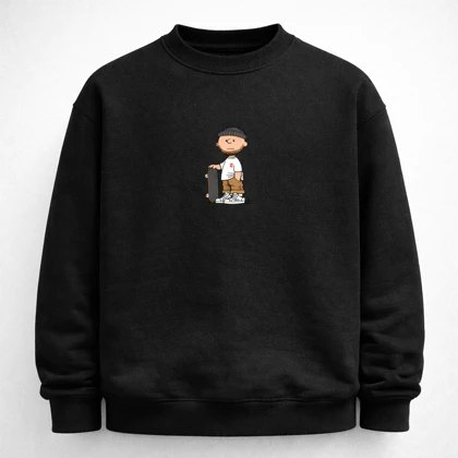 دورس مشکی مینیمال | سه‌نخ پنبه باکیفیت و استایل اسپرت کد 1139