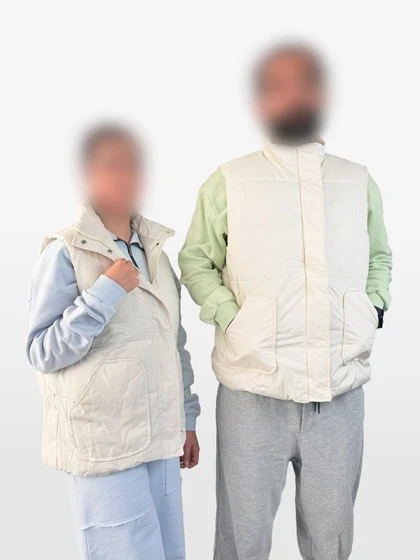 پافر زنانه شمعی جیب کج