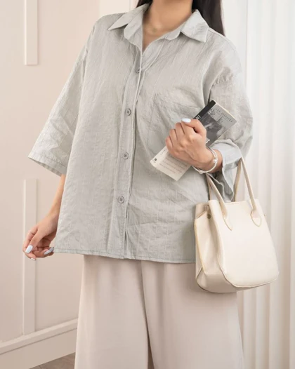 شومیز پری طوسی کد 30667
