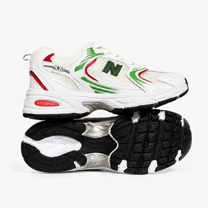 کفش کتانی نیوبالانس 530 سفید قرمز سبز NB کد 295331