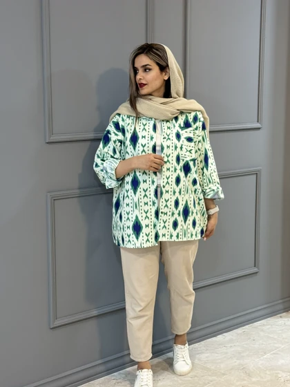 شومیز مانتویی گلسا