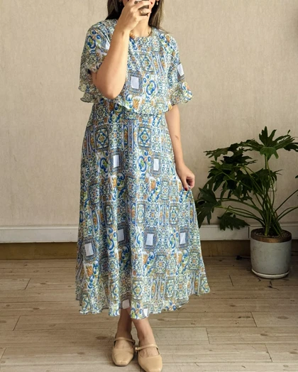 پیراهن پلیسه سمین