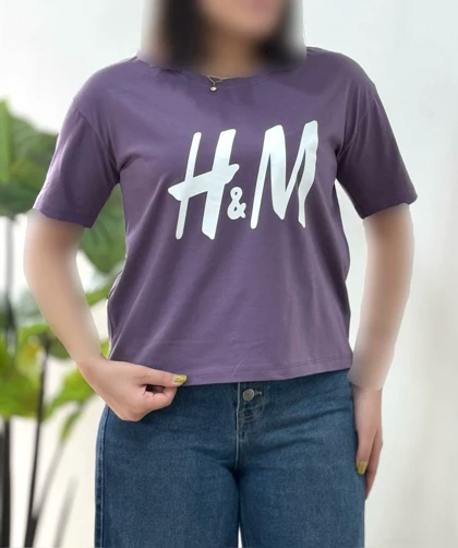 تیشرت پنبه H&M