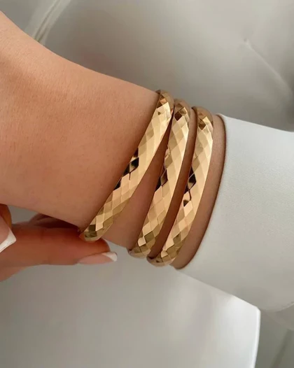 دستبند النگویی چند وجهی ژوپینگ