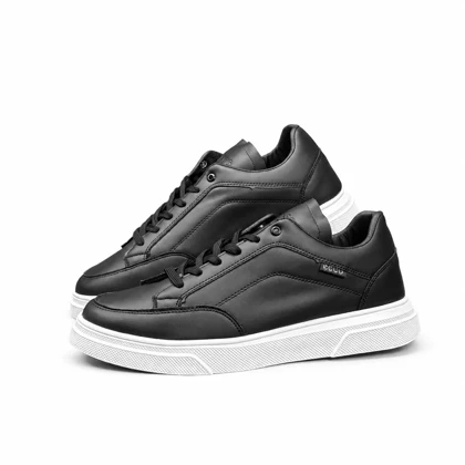 کفش کتانی بزرگ پا مدل ونس اکو مشکی سفید Vans ecco