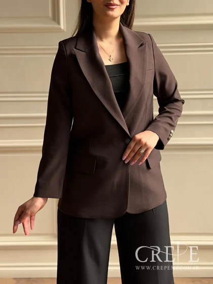 کت پشت گلدوزی یقه بلیزر