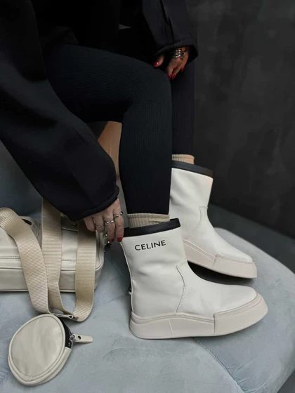 نیم بوت CELINE دو رنگ