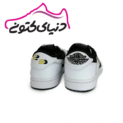 کتانی جردن تراویس مشکی سفید اورجینال