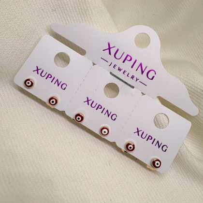 گوشواره ژوپینگ طرح «چشم نظر مینیاتوری» | نگاهی متفاوت با حاشیه زرشکی