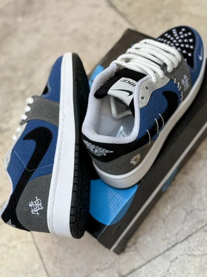 کتانی مردانه ودوو آبی طوسی