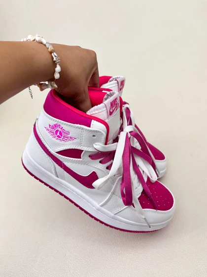 کتانی ساق‌دار زنانه ایر جردن AIR jordan 1 | کتانی ساق‌دار زنانه ایر جردن AIR jordan 1 کد 912 کد 602