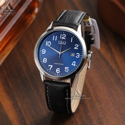 ساعت کیو اند کیو صفحه سورمه ای Q&Q A44A-005PY
