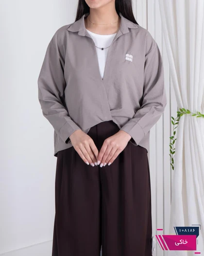 شومیز دو تیکه سیلک SADAF/MIU MIU