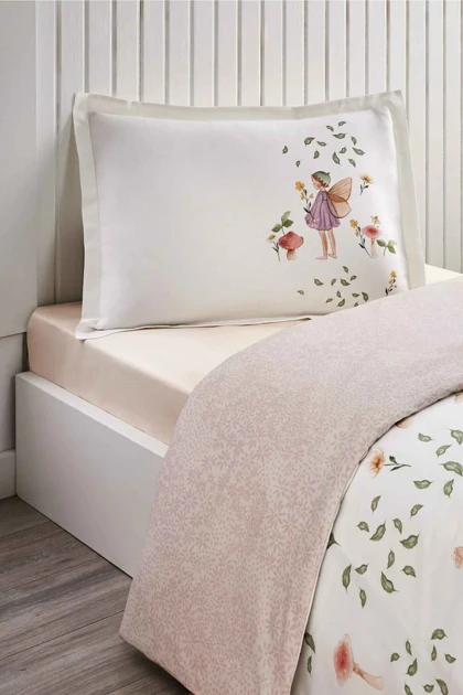 سرویس روتختی یک نفره Özdilek مدل Pembee Fairy Blossom