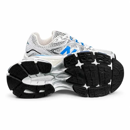 کفش کتانی مردانه مدل نیوبالانس سفید آبی New BALANCE 740