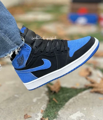 کتانی ویتنامی نایک ایر جردن وان ساق‌دار رویال ری امیجند nike air jordan 1 high OG Royal Reimagined