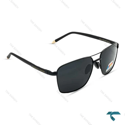 عینک آفتابی مردانه پورشه دیزاین مشکی پلاریزه Porsche-6486-G