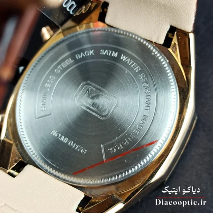ساعت مچی مردانه اورجینال موتور ژاپنی برند مینی فوکوس سه موتور مدل Mf0417G.07 بند چرم