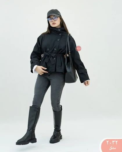 بارانی یقه ایستاده نوا 2032