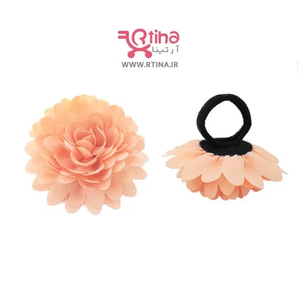 کش مو گل‌دار پارچه ای (زنانه و دخترانه )