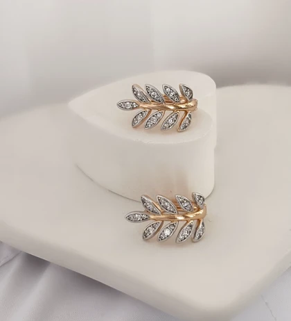 گوشواره حلقه‌ای طرح خوشه ژوپینگ 659