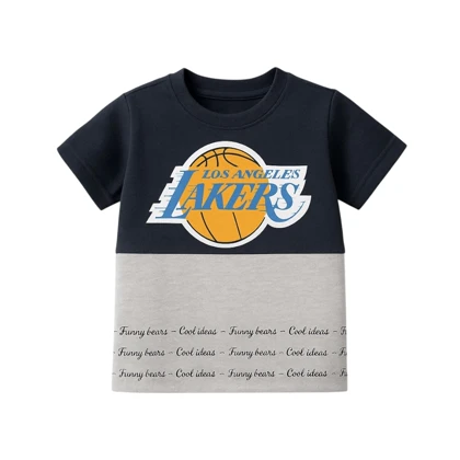 ست تیشرت آستین کوتاه و شلوارک راحتی پسرانه مدل PJ1396