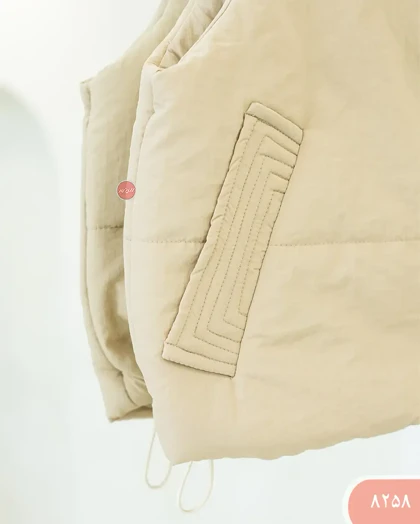 پافرکوتاه یقه ایستاده 8258