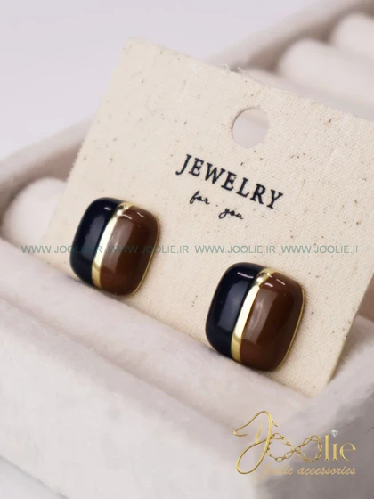 گوشواره زنانه مینا - طلا کد E1169