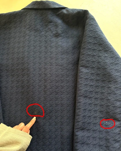 مانتو Feel (سرمه ای) (اوتلت)