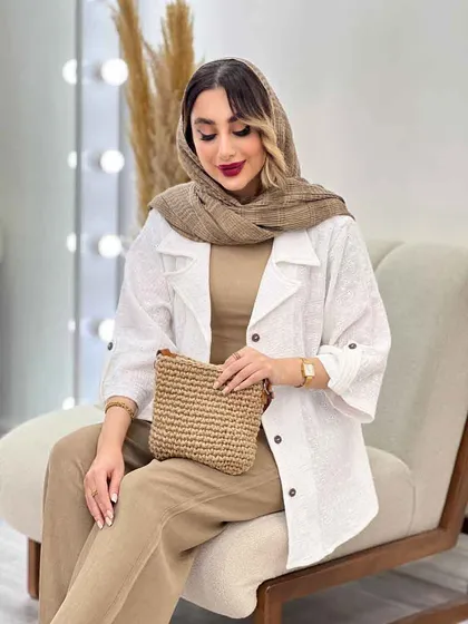 مانتو آستین پاگن نوشین