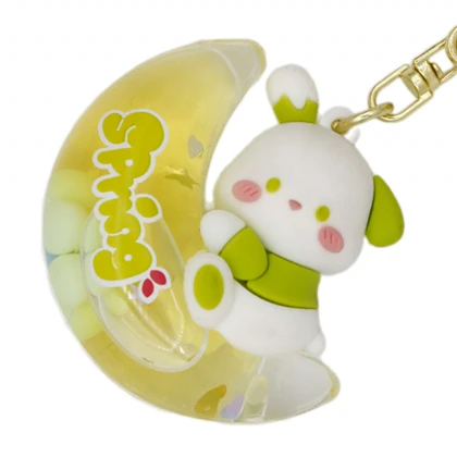 جاکلیدی مدل هلال ماه طرح خرگوش