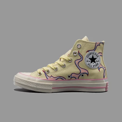 کانورس گلف زرد ساق‌دار Converse Golf le Fleur Yellow Flame