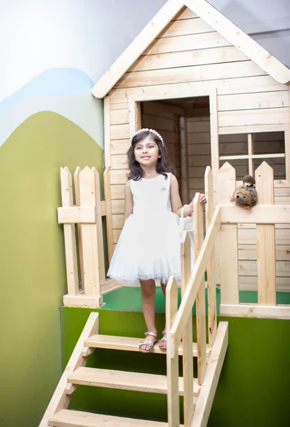 پیراهن تور سفید