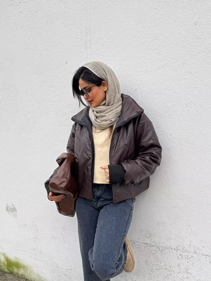 کاپشن چرم تیلور Teylor