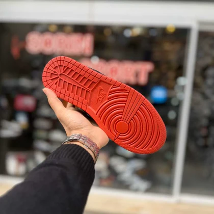 کتانی جردن وان مشکی قرمز سایز بزرگ کد 607800