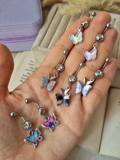 پیرسینگ ناف پینترستی