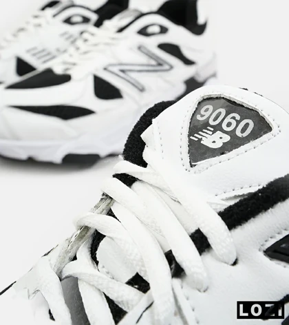 کفش کتانی بزرگ پا سفید مشکی NEW BALANCE 9060 مدل 5288