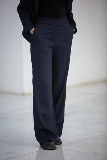 شلوار زنانه بلدینگ دکمه نما