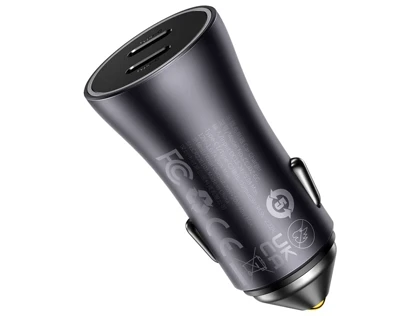 شارژر فندکی فست شارژ ماشین تایپ‌سی 40 وات بیسوس GJP000013