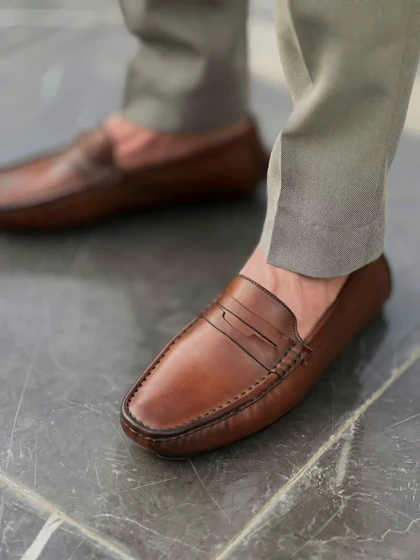 کالج چرم طبیعی روزمره زیره لقمه ای sho154