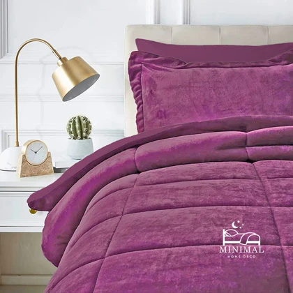 روتختی مینیمال کتان مخمل طرح مربع